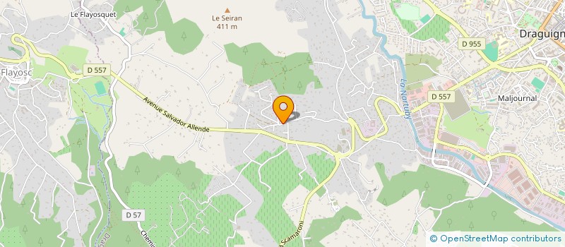 localisation de l'entreprise 410 627 525   DRAGUIGNAN