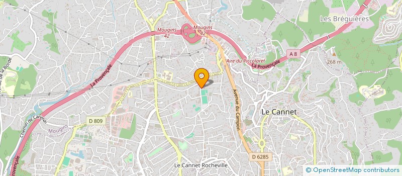 localisation de l'entreprise 410 788 814 à LE CANNET
