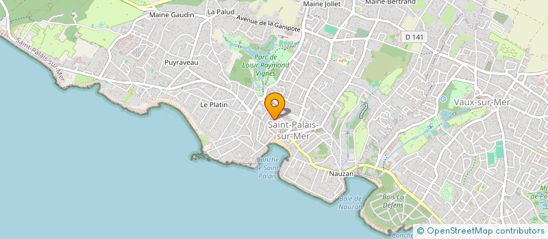 localisation de l'entreprise 410 798 177   SAINT-PALAIS-SUR-MER