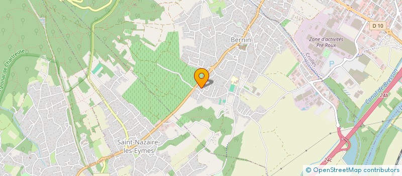 localisation de l'entreprise 411 033 186 à BERNIN