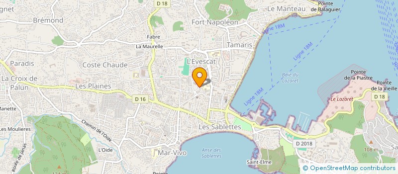 localisation de l'entreprise 411 100 043   SIX-FOURS-LES-PLAGES