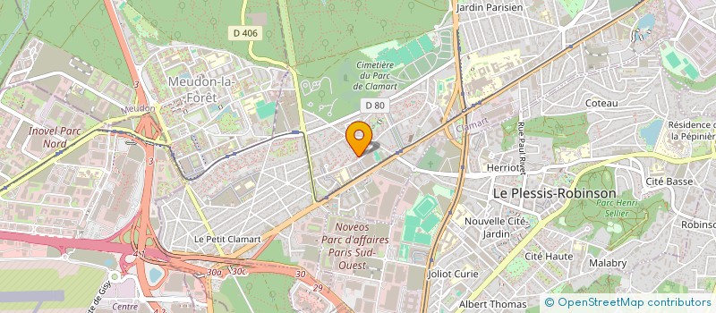 localisation de l'entreprise 411 262 132 à CLAMART