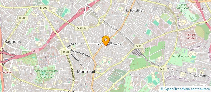 localisation de l'entreprise 411 295 850   VILLEMOMBLE