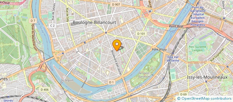 localisation de l'entreprise 411 398 084   BOULOGNE-BILLANCOURT