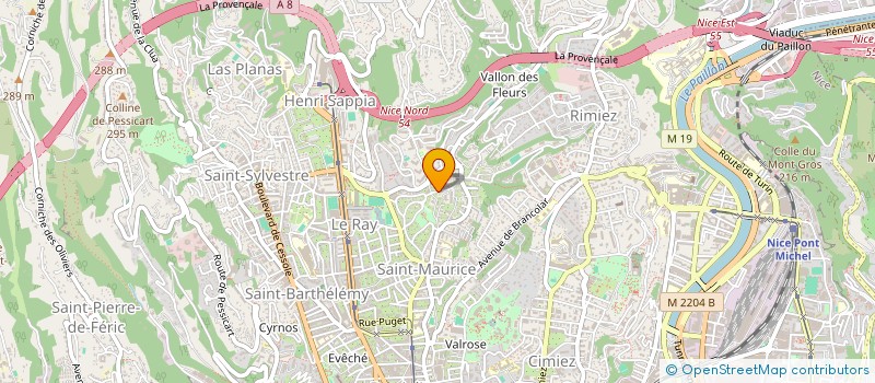localisation de l'entreprise 411 494 990 à NICE