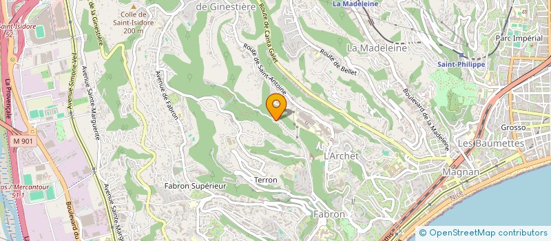 localisation de l'entreprise 411 495 708   NICE