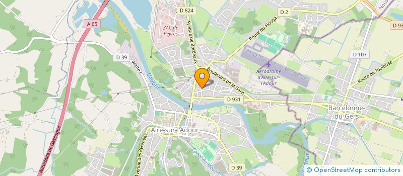 localisation de l'entreprise 411 518 632   AIRE-SUR-L'ADOUR