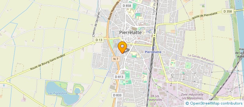 localisation de l'entreprise 411 539 497   PIERRELATTE