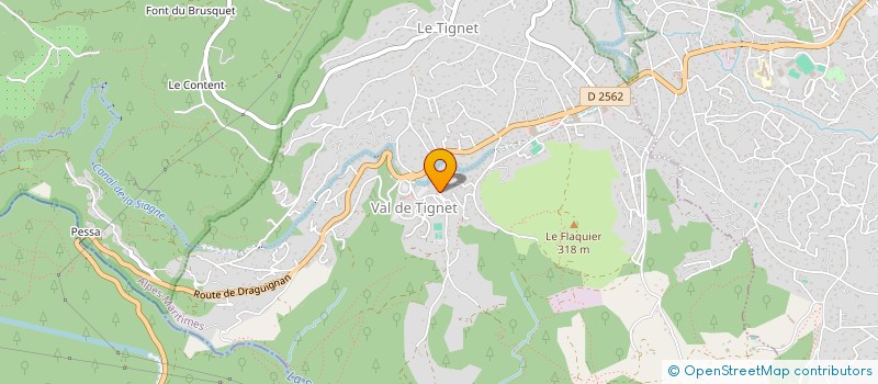 localisation de l'entreprise 411 544 398 à LE TIGNET