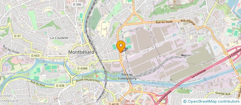 localisation de l'entreprise 411 544 935   GIROMAGNY