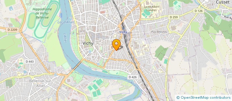 localisation de l'entreprise 411 583 362 à VICHY