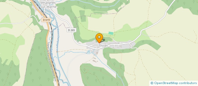 localisation de l'entreprise 411 584 873 à THIVET