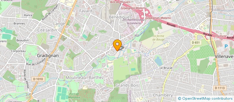 localisation de l'entreprise 411 728 744   GRADIGNAN