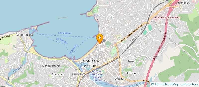 localisation de l'entreprise 411 752 959  à SAINT-JEAN-DE-LUZ