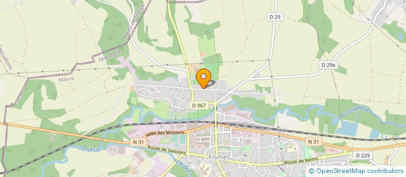 localisation de l'entreprise 411 819 386   FISMES