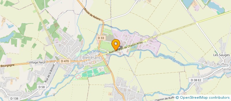 localisation de l'entreprise 411 858 475   BLETTERANS