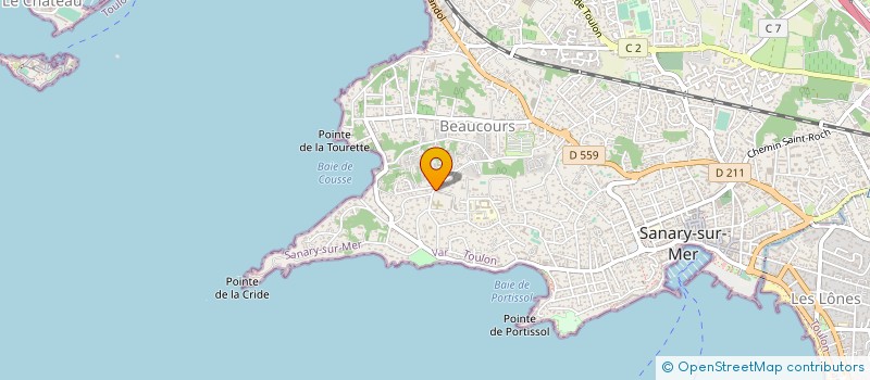 localisation de l'entreprise 411 898 620   SANARY-SUR-MER