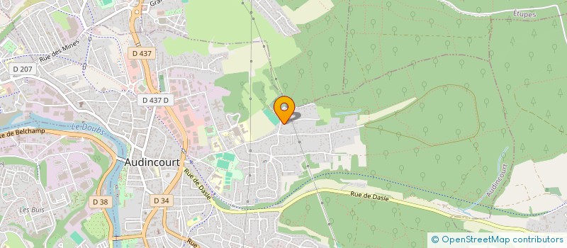 localisation de l'entreprise 411 914 682   AUDINCOURT