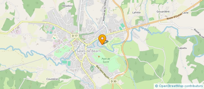 localisation de l'entreprise 4117  SALIES-DE-BEARN