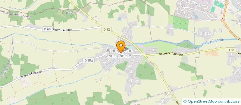 localisation de l'entreprise 412 072 688   BONREPOS-SUR-AUSSONNELLE