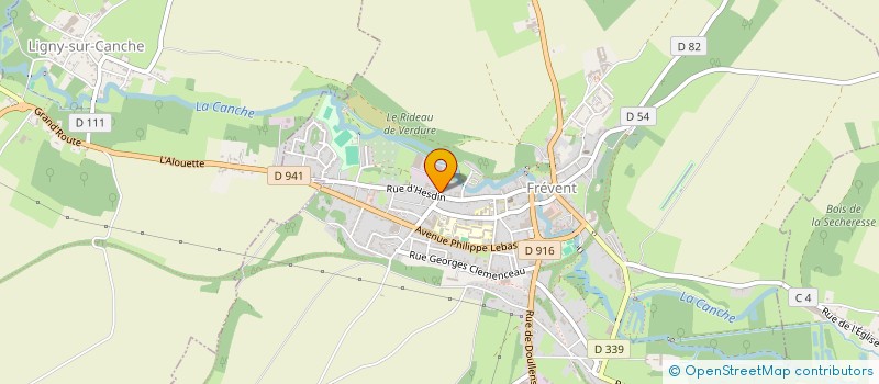 localisation de l'entreprise 412 074 452   FREVENT