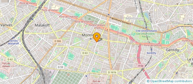 localisation de l'entreprise 412 083 826   MONTROUGE
