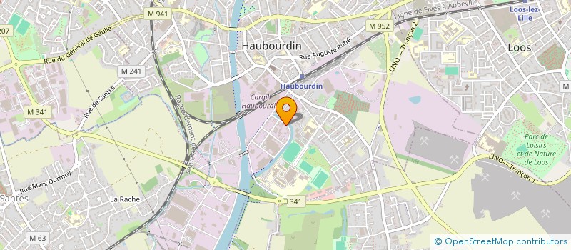 localisation de l'entreprise 412 329 351   HAUBOURDIN