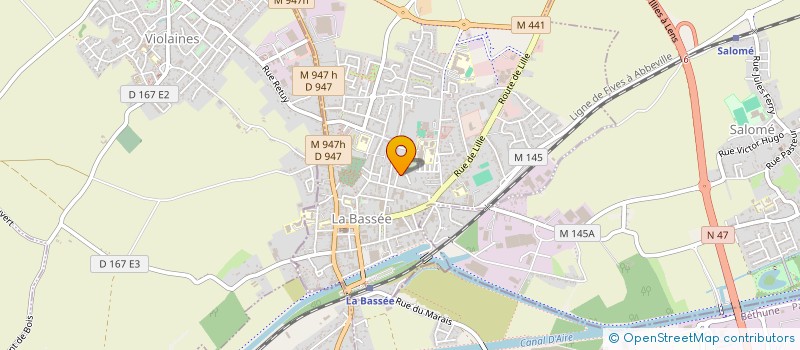 localisation de l'entreprise 412 386 492   LA BASSEE