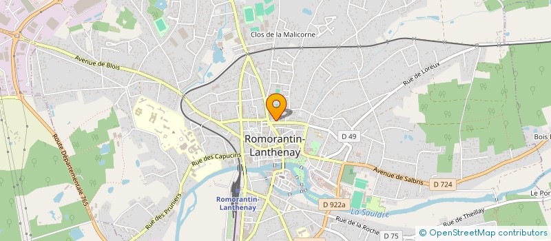 localisation de l'entreprise 412 513 632   ROMORANTIN-LANTHENAY