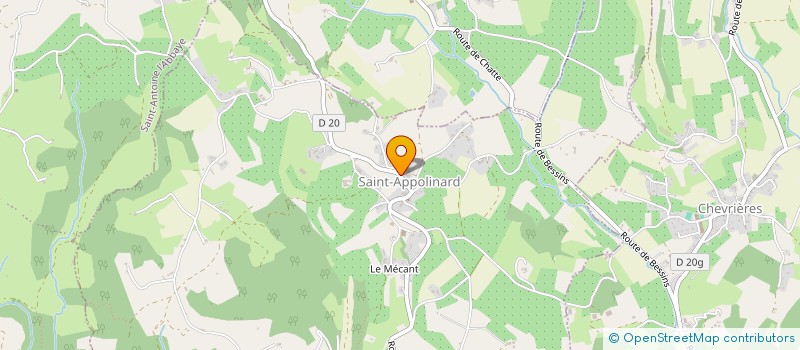 localisation de l'entreprise 412 680 464 à SAINT-APPOLINARD