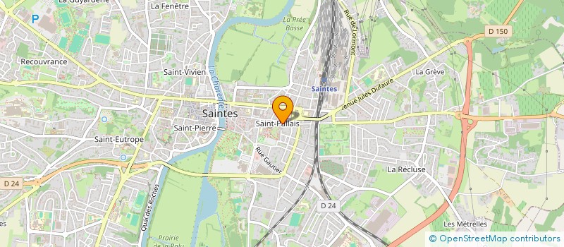 localisation de l'entreprise 412 694 127   SAINTES