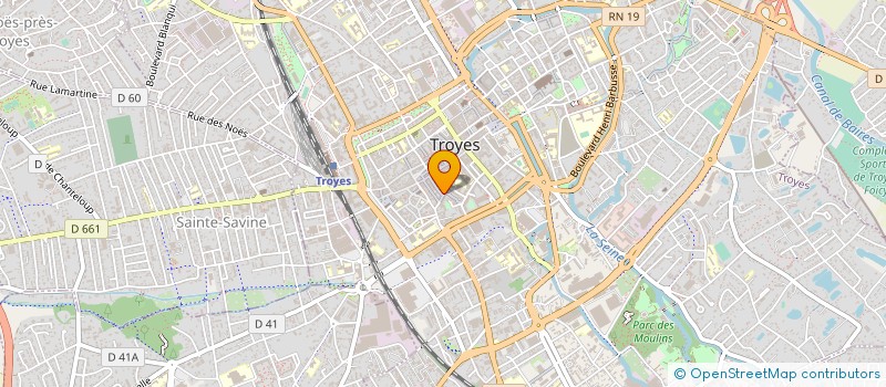 localisation de l'entreprise 412 801 649   SAINTE-SAVINE