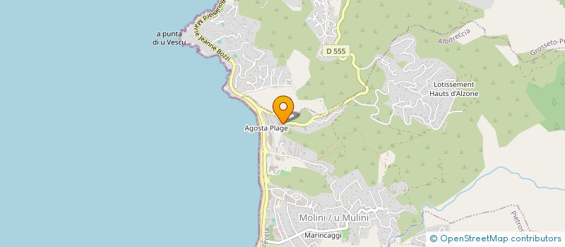 localisation de l'entreprise 412 888 224 à GROSSETO-PRUGNA