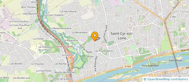 localisation de l'entreprise 413 006 636 à SAINT-CYR-SUR-LOIRE