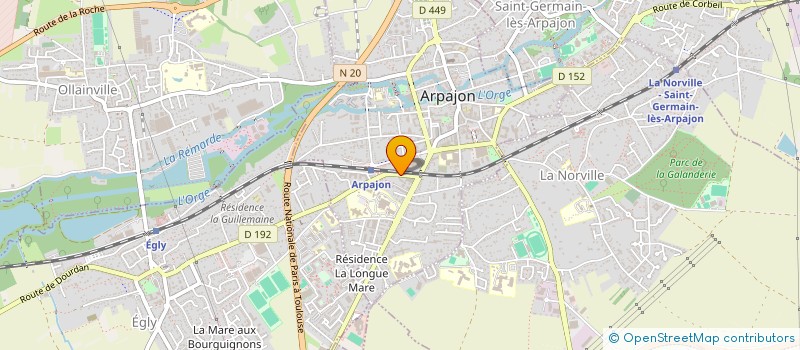 localisation de l'entreprise 413 090 978   ARPAJON