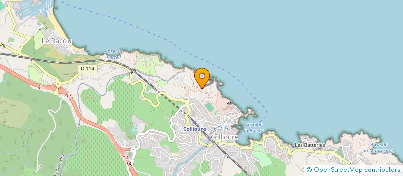 localisation de l'entreprise 413 209 594   COLLIOURE