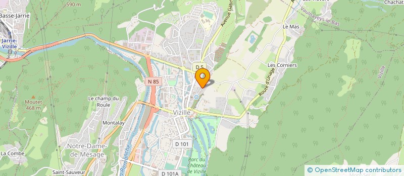 localisation de l'entreprise 413 276 973   VIZILLE