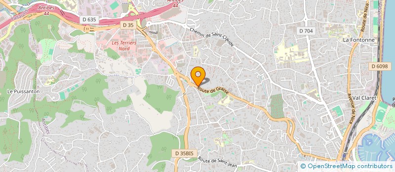 localisation de l'entreprise 413 282 872   ANTIBES
