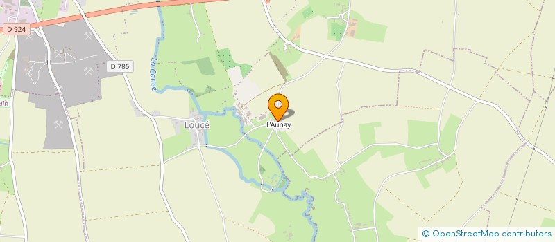 localisation de l'entreprise 413 324 971 à JOUE-DU-PLAIN