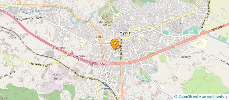 localisation de l'entreprise 413 368 473  à HYERES