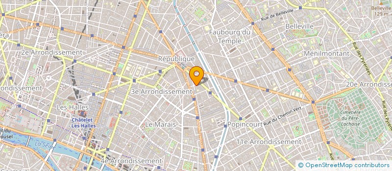 localisation de l'entreprise 413 400 508   PARIS