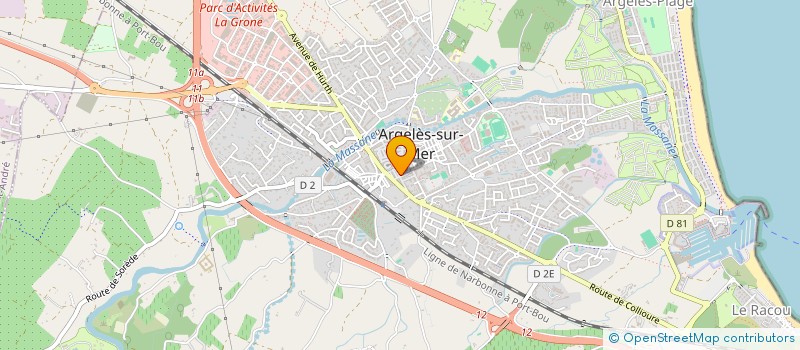 localisation de l'entreprise 413 467 788 à ARGELES-SUR-MER