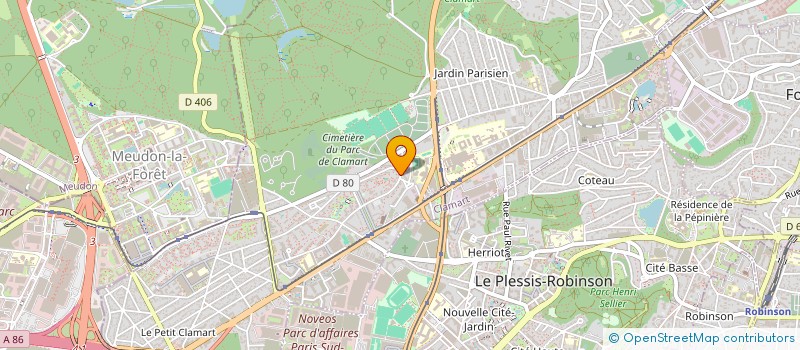 localisation de l'entreprise 413 493 529 à CLAMART