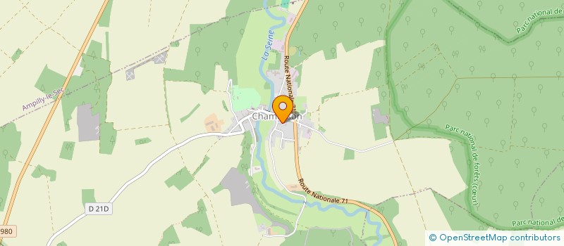 localisation de l'entreprise 413 549 668   CHAMESSON