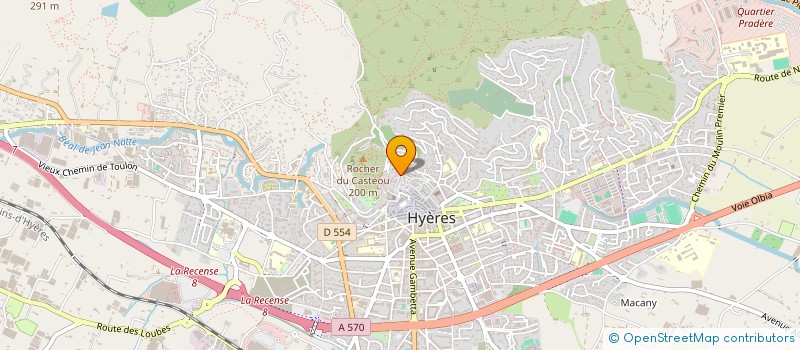 localisation de l'entreprise 413 554 767   LA LONDE-LES-MAURES