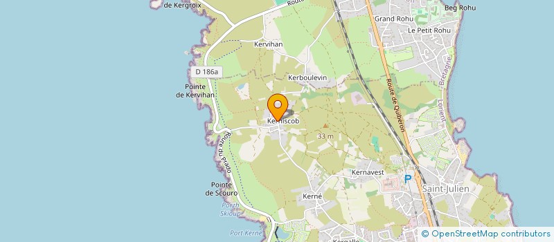 localisation de l'entreprise 413 566 688   SAINT-PIERRE-QUIBERON