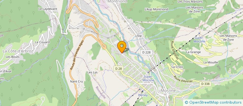 localisation de l'entreprise 413 599 036   SAINT-DIE-DES-VOSGES