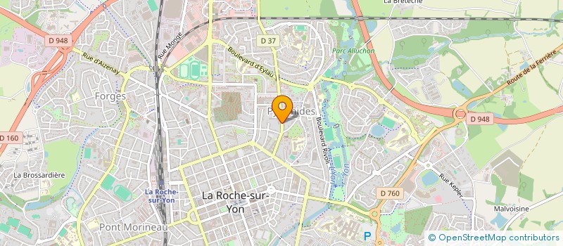 localisation de l'entreprise 413 666 983   LA ROCHE-SUR-YON