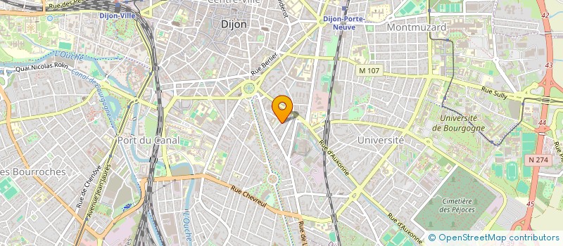 localisation de l'entreprise 413 734 559   DIJON