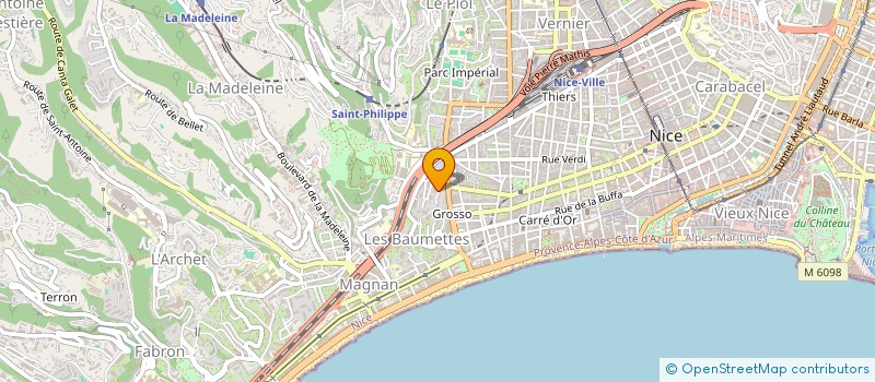 localisation de l'entreprise 413 804 444   NICE